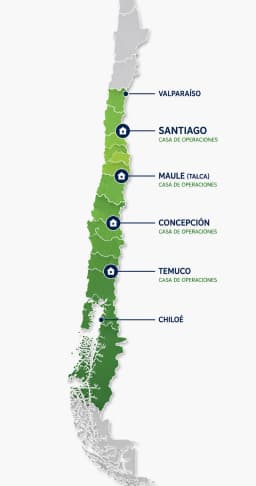 Mapa de cobertura
